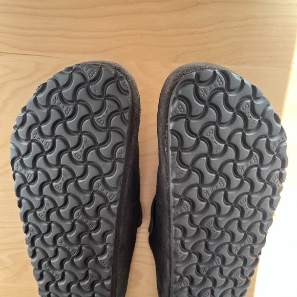 Birkenstock Brown Suede Mules - Picture 8 of 10